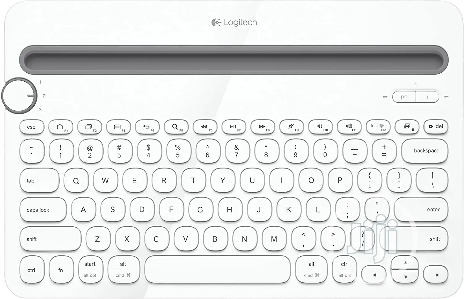 Logitech Bluetooth Multi-Device Keyboard K480 – White
