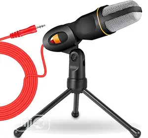 Professional Condenser Microphone J,Ack 3.5mm With Tripod W