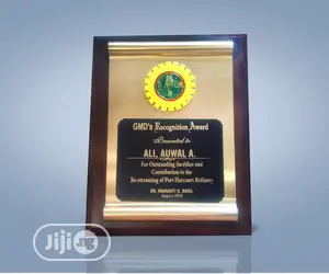 Award Plaque Dealers in Lagos Nigeria