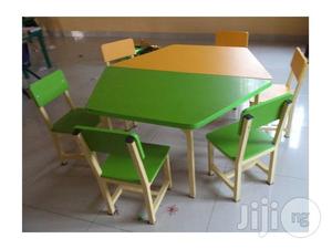 Hexagonal Nursery Table and Chairs