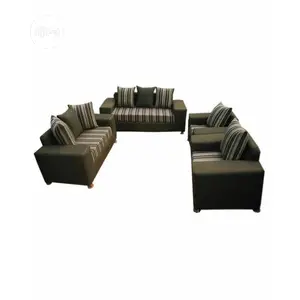 Brown 7 Seater Furniture Set