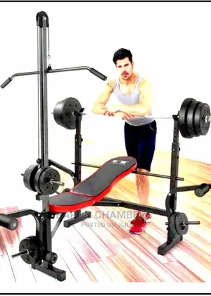 Weight Lifting Bench With Pull