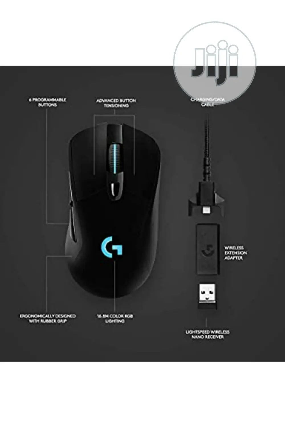 Logitech G703 Lightspeed Wireless Gaming Mouse