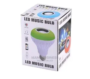 Led Light Bluetooth Speaker Bulb With Remote Control