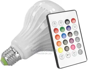 Led Light Bluetooth Speaker Bulb With Remote Control