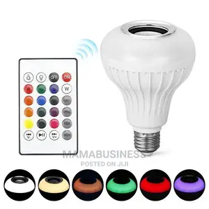 Led Light Bluetooth Speaker Bulb With Remote Control