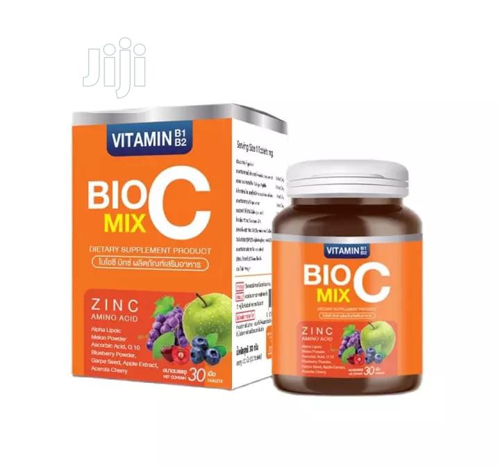 Bio C Mix Vitamin C 1000mg Alpha+Zinc Whitening Pills in AmuwoOdofin
