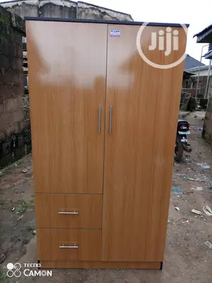 2 Doors Wardrobe With Locker and Show Rack