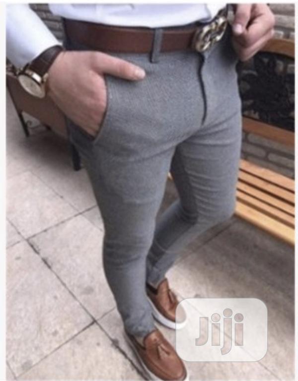 mens skinny casual trousers