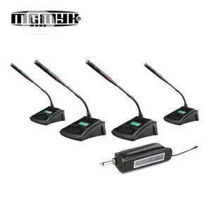 Rechargeable 4in1 Conference Wireless Microphone System