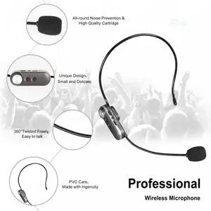 Wireless Headset Microphone Fir Public Address And Recording