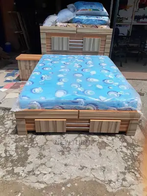 Quality Wooden King Size Bed.