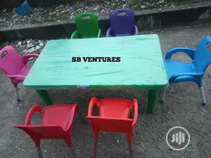 Children Table and 6 Chairs
