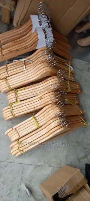 Wooden Hangers Woodeb Clip Hangers