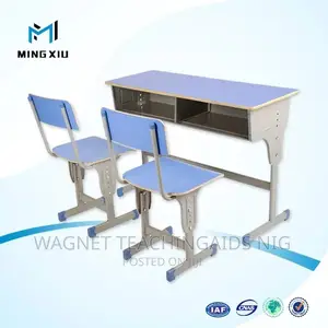 Double Student Desk And Chairs