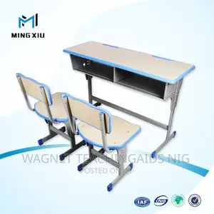 Double Student Desk And Chairs