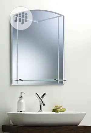 Bathroom Mirror and Shelf