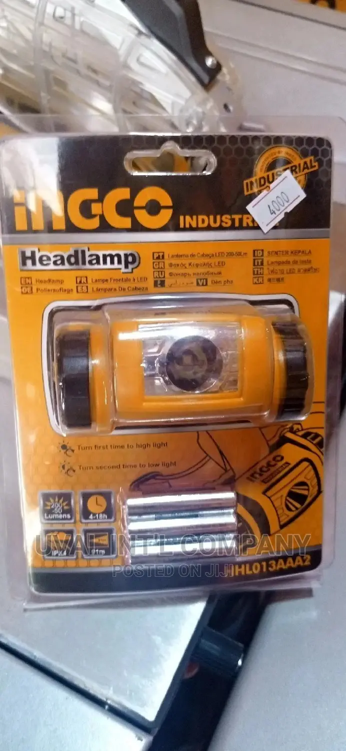 Headlamp Battery Type