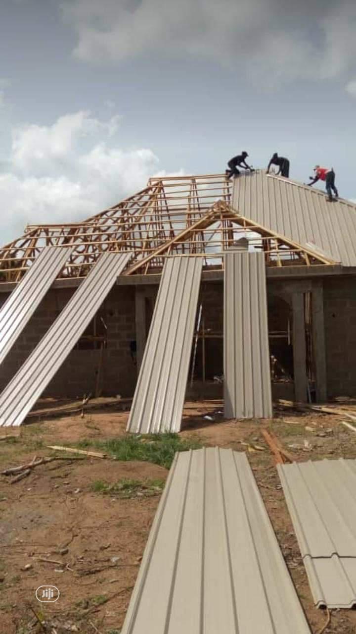 Longs Pan Aluminium Roofing Materials in IfakoIjaiye Building