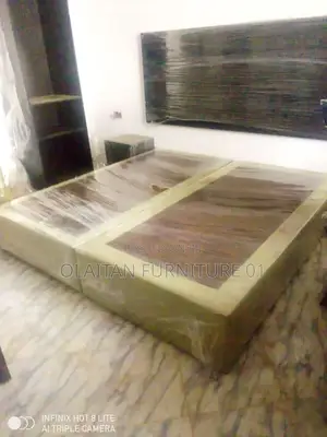 6x6 Bedroom Bedframe(Parded Floor +Separate Headboard)