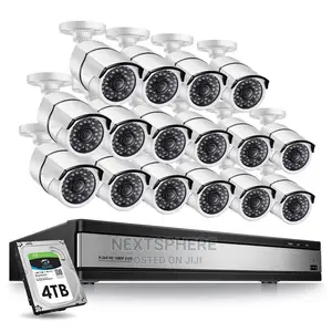 16ch CCTV Camera System - 2mp Hd-Tvi/ Hd-Cvi/Ahd/CVBS Input