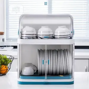 2 Layers Table Plastic Dish Rack