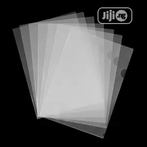 12 PCS A4 Transparent L Folder Document Holder File Classif