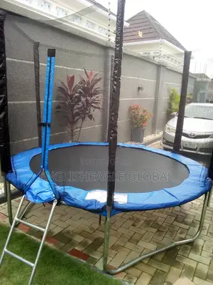 Big Trampoline With Enclose Net