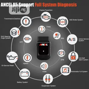 Ancel X5 Wireless Full System OBD2 Car Scanner With Service