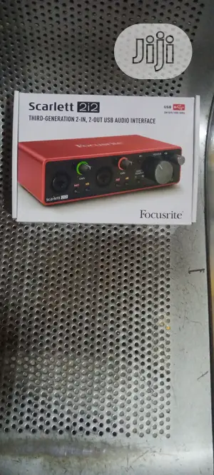 Quality Guaranteed Scarlett 2i2 Third Generation Sound Card
