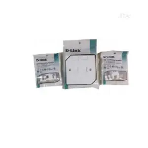 D-Link - NFP-0whi21 Double Faceplate + 2 Cat6 Keystone Jack