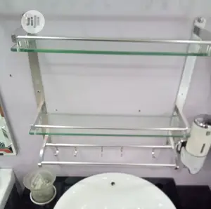 Glass Shelf+Towel Rail