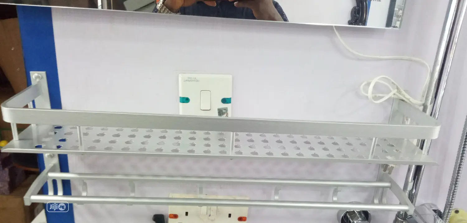 Towel Rail and Shelf