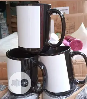 15oz Black Coated Mug