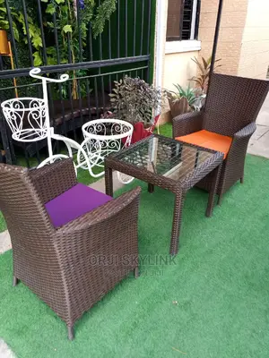 Single Set and Table Rattan Chiars