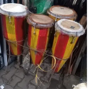 3 in 1 Local Conga(Igba) Wood N Iron Body Available