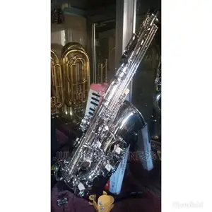 Vintage Silver Saxophone