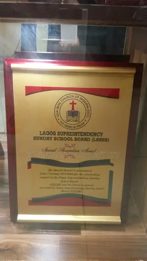 Award Plaque With Good Branding
