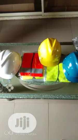 Helmet And Reflective Vest