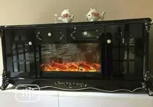 Original Executive Imported Fire Plate Tv Stand