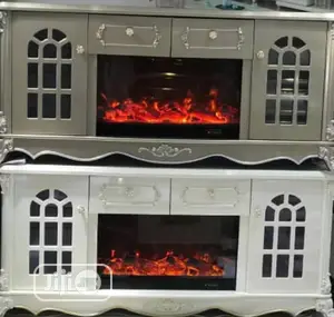Original Executive Imported Fire Plate TV Stand