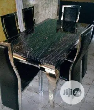 Original Executive Imported Marble Dining With Six Seaters.