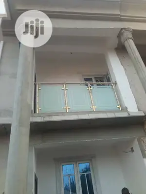 Glass Gold Railings