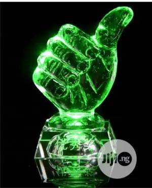Crystal Light Up Trophy Custom Engraved Logo Champions Award