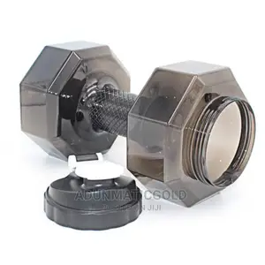 Dumbbell Plastic Water Bottle 2500