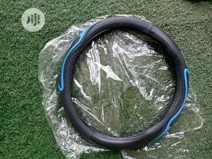 Quality Universal Steering Blue Black Cover for All Cars