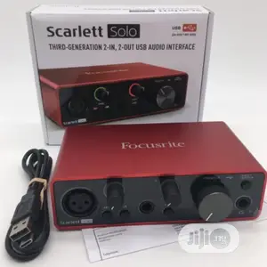 Original Focusrite Scarlett Solo 3rd Gen