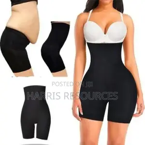 Magic High Girdle Waist Shapewear Tight - Black