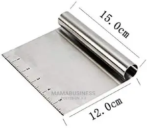Stainless Steel Multi-Purpose Pastry Scraper Chopper With