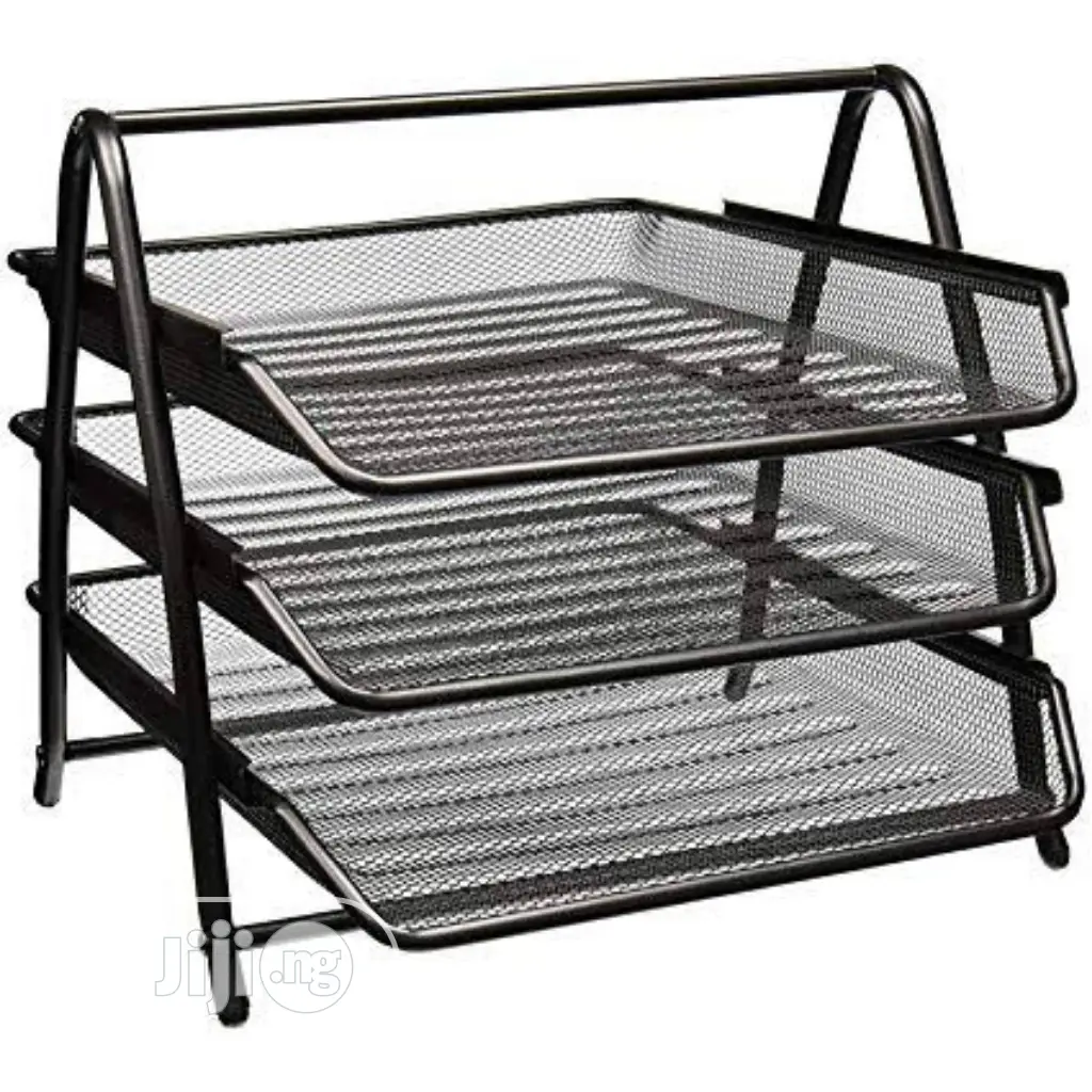 Documents File Rack 3 Layer File Disc Folder